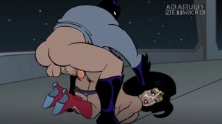 การ์ตูนโป๊18+ การ์ตูนแนวล้อเลียน DC Comics แบทแมน เย็ดกับ วันเดอร์วูแมน (Batman vs Wonder Women) แบทแมนควยใหญ่จับควยยัดปากไดอาน่า ทั้งดูดทั้งเลีย ก่อนเจอเย็ดท่าหมาเอาสดแตกในคาหีการ์ตูน